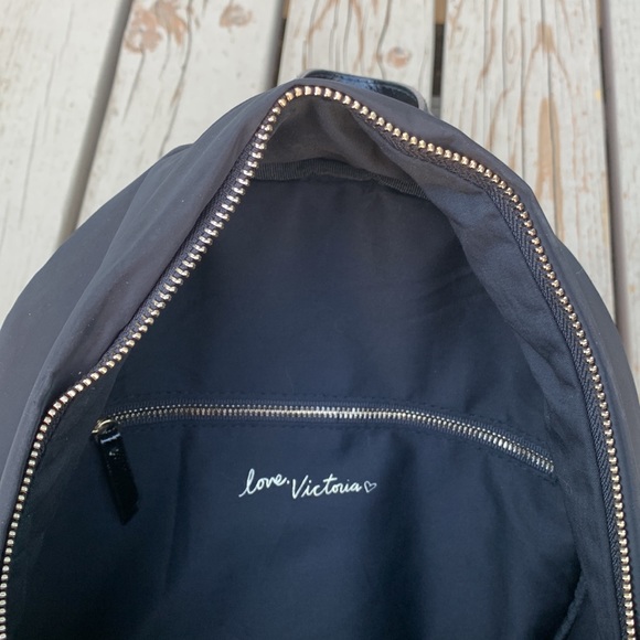 Victoria’s Secret backpack black with sequins LOVE - Picture 8 of 12